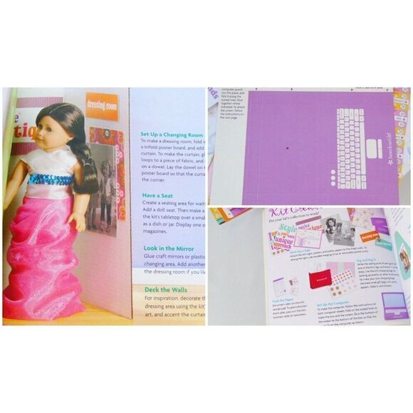 American Girl Doll Boutique Incomplete Kit Paper Crafting - Picture 9 of 9